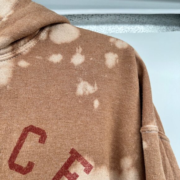 Goodie Two Sleeve Womens Tie Dye Hoodie Fierce Graphic Tan/Multi Size Mediu - Picture 4 of 8